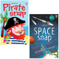 Usborne Snap Card Game Value Pack: Pirate + Space