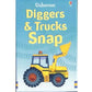 Usborne Snap Card Game Value Pack: Dinosaur + Diggers & Trucks