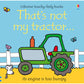 [DISCONTINUED] Usborne Touchy-Feely Board Book Value Pack: That's Not My Train + That's Not My Tractor