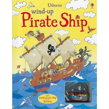 [DISCONTINUED] Usborne Wind-Up Pirate Ship Book