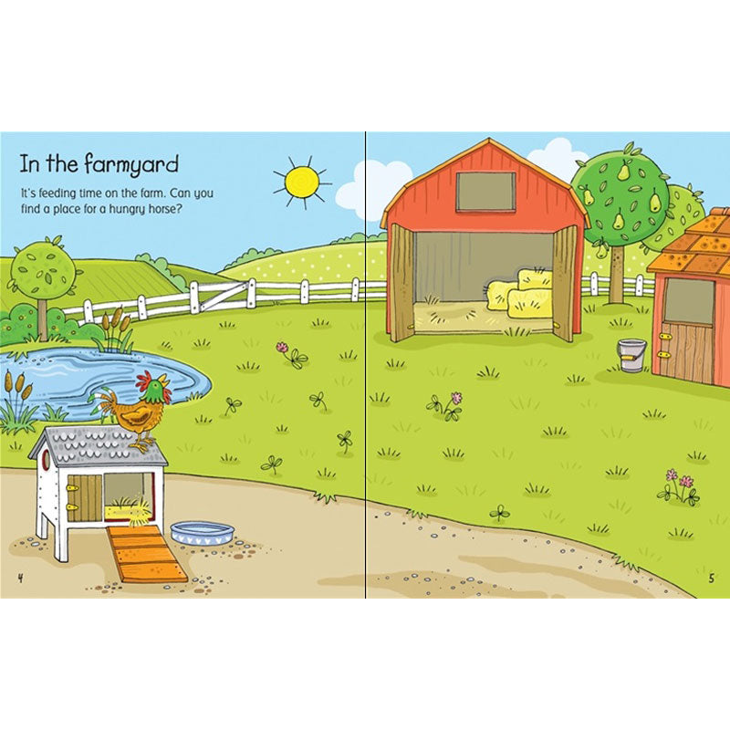 Usborne Sticker & Colouring Book Value Pack - Zoo & Animal