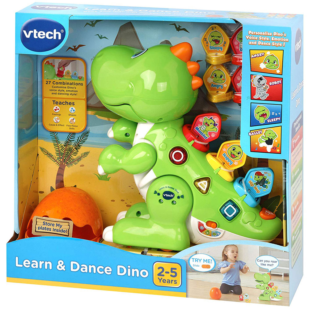 [DISCONTINUED] VTech Learn & Dance Dino Green