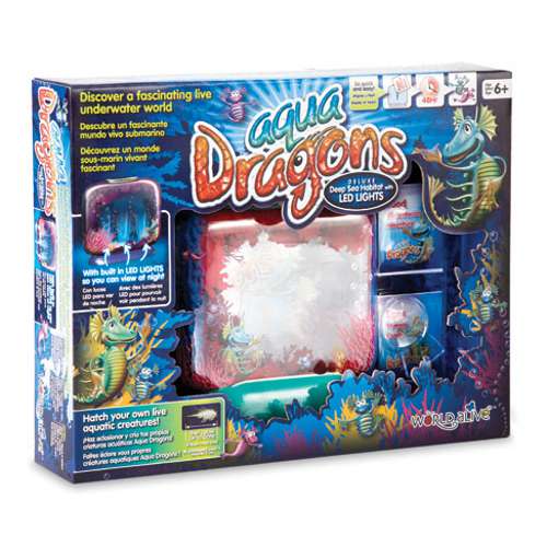This is the Deluxe all included Aqua Dragons kit with LED lights in the base and a magnifier to see your hatchlings earlier.
