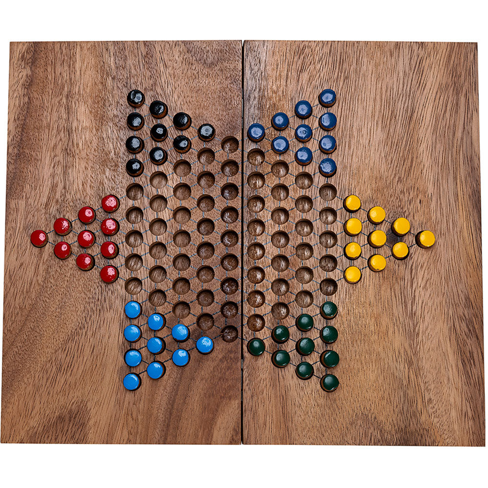 [DISCONTINUED] Wolfpack Games Chinese Checkers Wooden Game