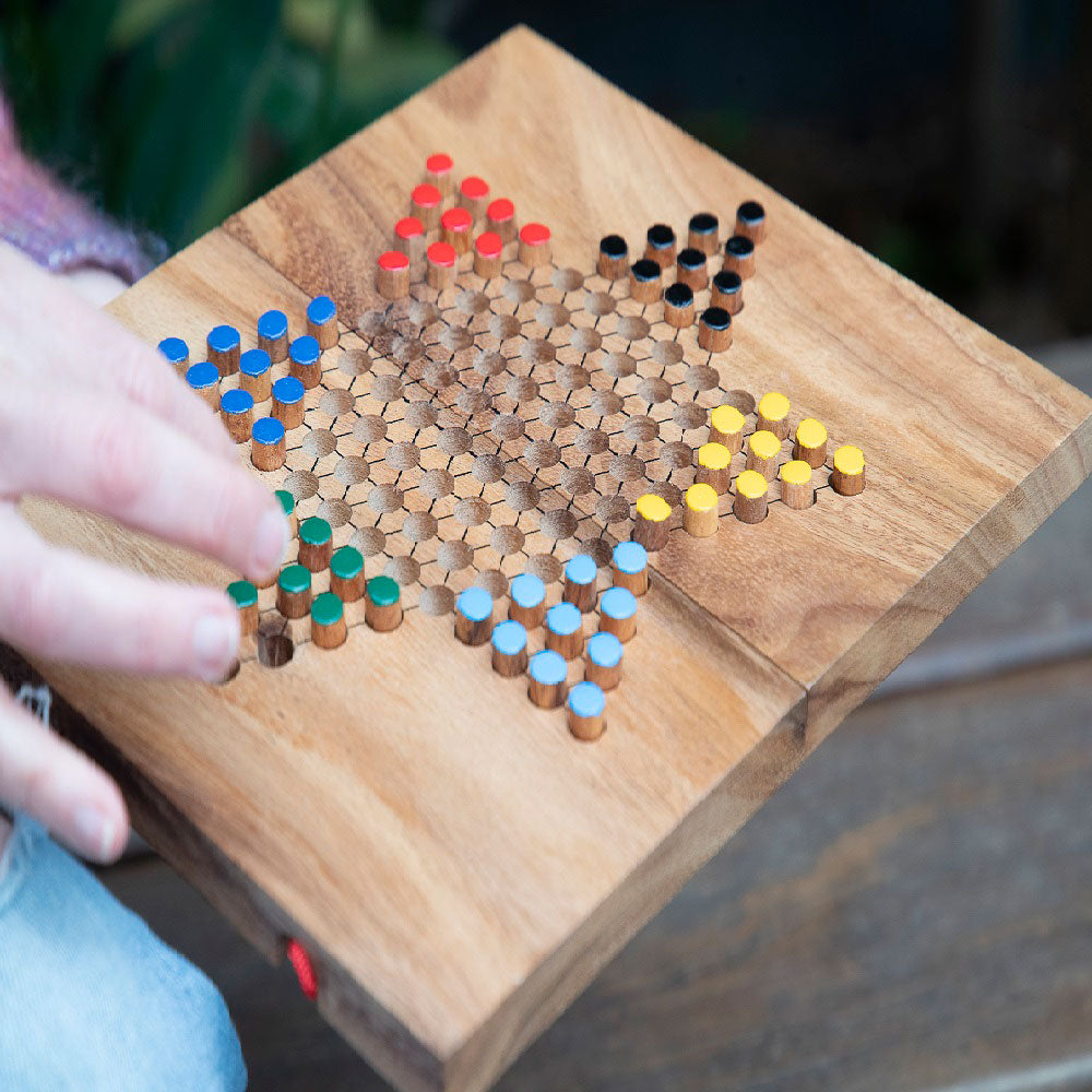 [DISCONTINUED] Wolfpack Games Chinese Checkers Wooden Game