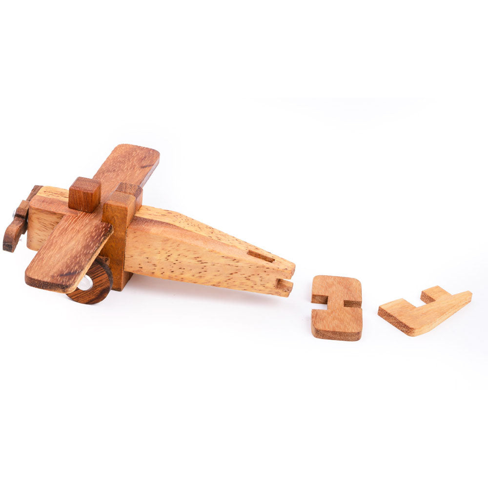 [DISCONTINUED] Wolfpack Games Airplane Wooden 3D Puzzle