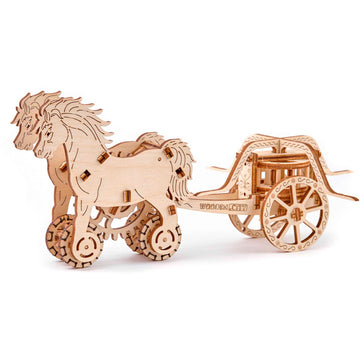 Wooden.City Kinetic 3D Wooden Puzzles: Chariot Da Vinci