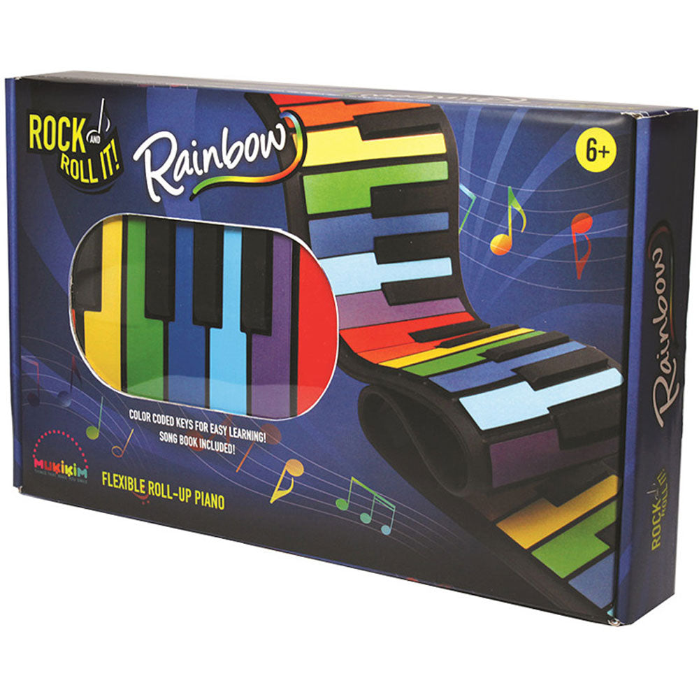 Rock and Roll It Rainbow Flexible Roll-Up Piano