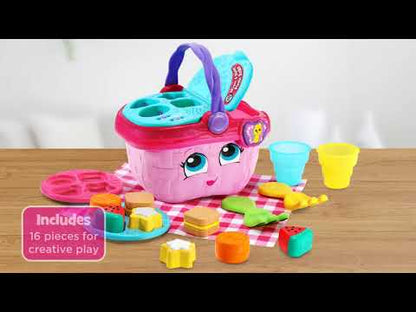 Shapes & Sharing Picnic Basket Pretend Play Toy by LeapFrog for kids aged 6 months & up