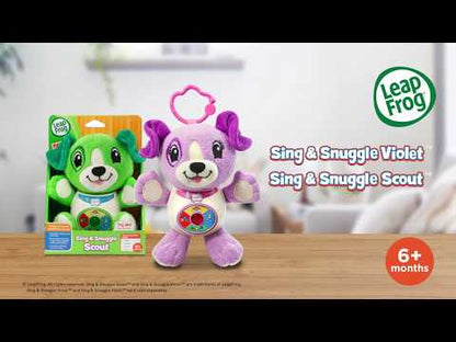 LeapFrog Sing & Snuggle Violet Plush Interactive Puppy