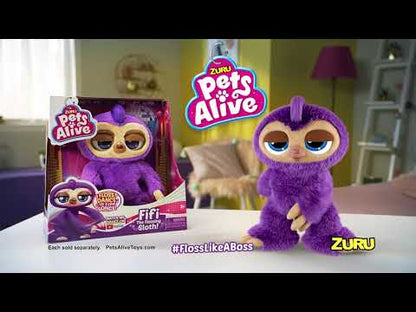 [DISCONTINUED] Zuru Pets Alive Fifi Flossing Sloth Dancing Robotic Toy