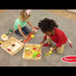 [DISCONTINUED] Melissa & Doug Wooden Play Food Cutting Fruit Crate