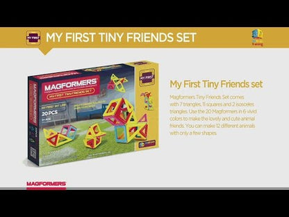 Magformers My First Tiny Friends 20 Piece Magnetic Construction Set